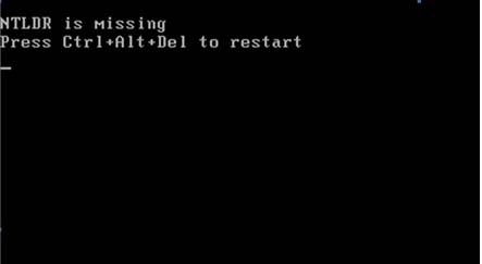 ntldr is missing怎樣處理,開機ntldr is missing是什么意思？